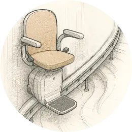 Montascale scale curve